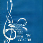 Spring 1969 concert program