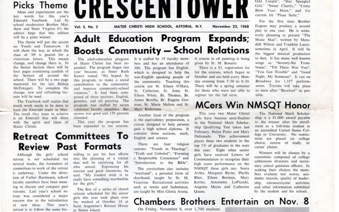 Crescent Tower November 1968